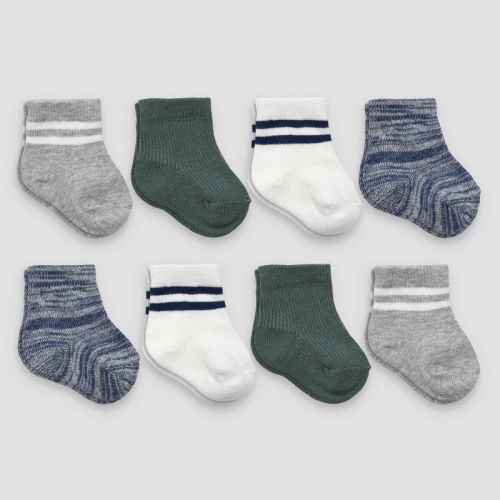 Carter's Just One You® Baby Boys' 8pk Melange Socks - 12M