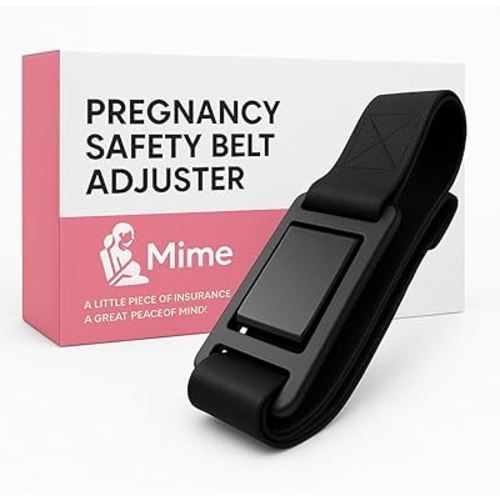 Mimi Belt Pregnancy Seat Strap Adjuster for Mother-Prevent The Abdomen from Stress Universal Fit Black Wheel Color Chair