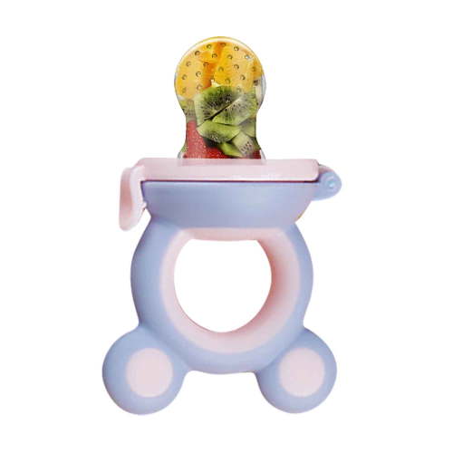 Herrnalise Baby Silicone Fruit Food Mesh Feeder Pacifier,Best Teething Toys for 0-3-4-6-12-18 Month Old Baby,Self-Feeding Soft Teether Utensils,Infant Toddler Kids Girls Boys