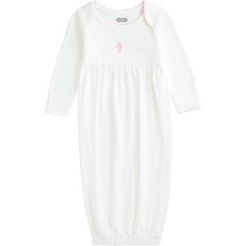 Mud Pie Baby Crochet Cross Gown