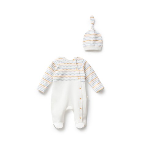 Multicolor Zigzag One-Piece Set, 0-3M
- Only 1 left