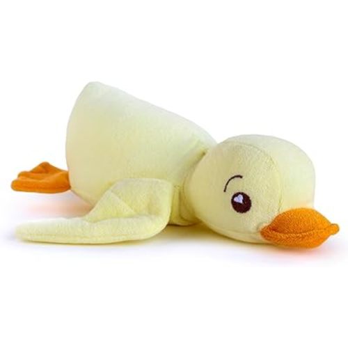 SoapSox Kids Exfoliating Bath Scrub (Emma The Duck) - Soft Animal Toy Wash Cloth Sponge with Soap Pocket Insert - Fun Loofah Characters for Babies, Kids and Children