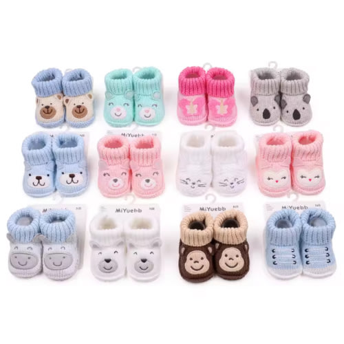 Baby Socks Cartoon Cute Animal Baby Floor Socks Warm Cotton Spring and Autumn Soft Wear Breathable for Boys and Girls NewFashion