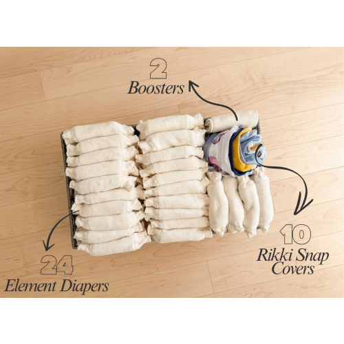 Element Fitted Full-Time Package – Mother-ease Cloth Diapers