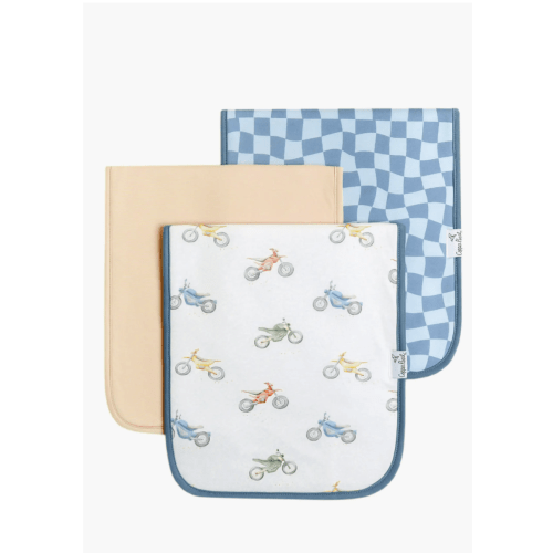 3-Pack Burp Cloths
Copper Pearl