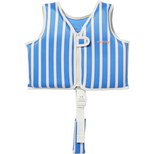 SUNNYLiFE Swim Vest, 1-2 Years, Blue, EPE/Natural Rubber/Polyester, 13.39x12.6x1.77 Inches, 1.27 lbs, Tino The Tiger Design