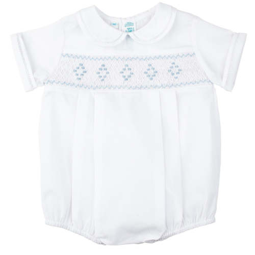 Smocked Embroidered Diamond Creeper – Southern Stitch Company