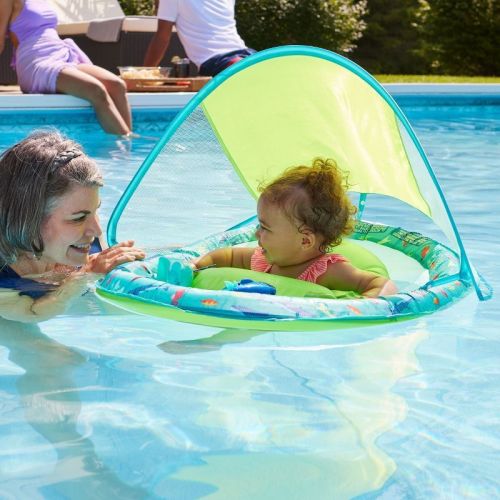 Swimways Sun Canopy Spring Float with Hyper-Flate Valve - Splash N Play