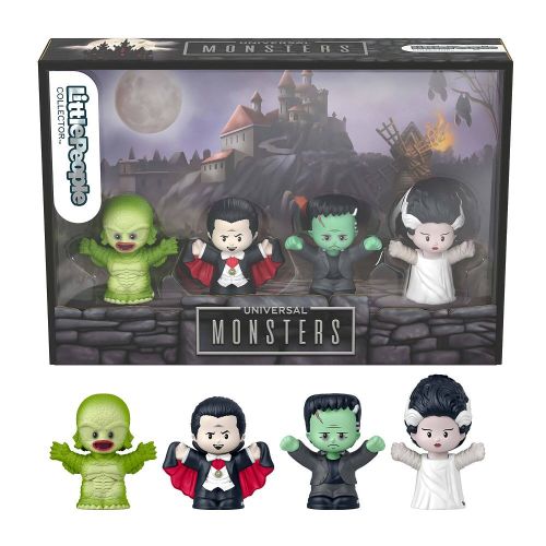 Little People Universal Monsters 4-Piece Collector Action Figure Set