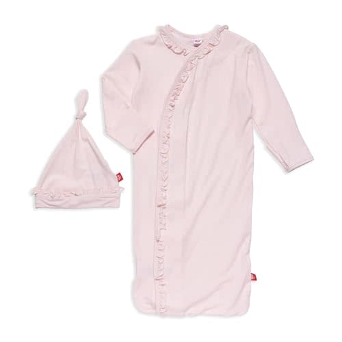 Magnetic Me Modal Newborn Sleeper Gown & Hat Set | Silky Soft Modal Fabric Sleep Sack