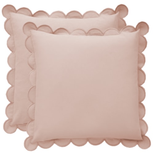 Marlowe scalloped pillow cover by bebe bask – BEBE BASK