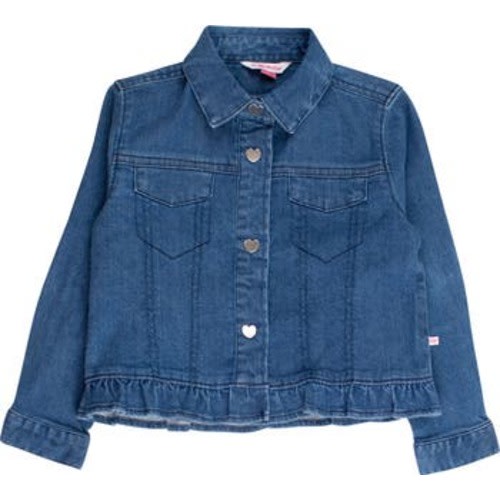 Kids' Ruffle Hem Denim Jacket, 6-12M