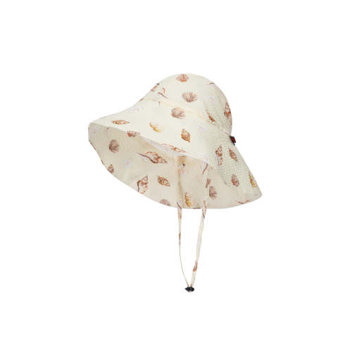 Seashells Wide Brim Sun Bonnet