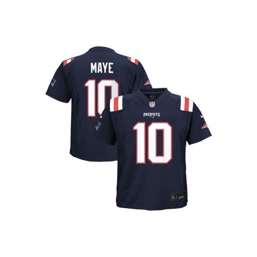 Infant Nike Drake Maye Navy New England Patriots Team Player Game Jersey