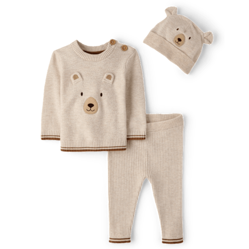 Baby Bear 3-Piece Take Home Set - Homegrown by Gymboree - Tan