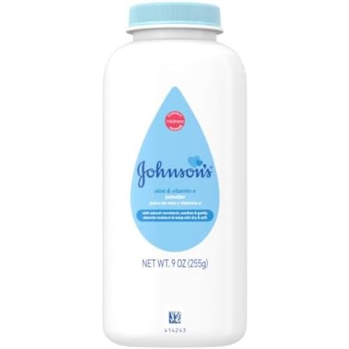 Johnson's Baby Powder, Naturally Derived Cornstarch, Hypoallergenic, 9 oz