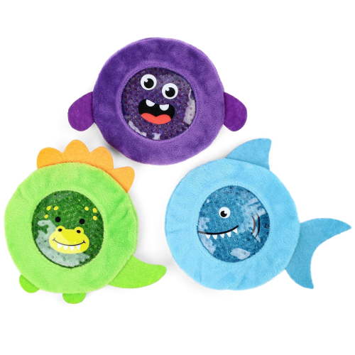 LotFancy Kid Ice Pack for Boo Boos, 3 Pack, Reusable Gel Hot Cold Pack for Injuries, 4.75" HSA/FSA Eligible