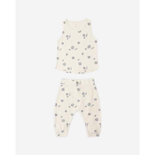 Tank + Slouch Pant Set Seashells