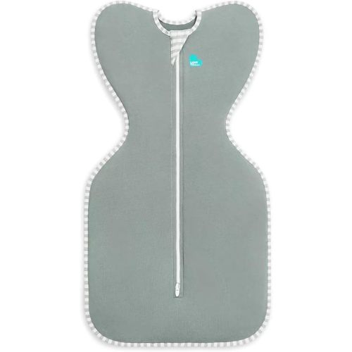 Love to Dream Swaddle UP, Baby Sleep Sack, Self-Soothing Swaddles for Newborns, Get Longer Sleep, Secure Fit Helps Calm Startle Reflex, New Born Essentials for Baby, 1.0 TOG, 13-19 lbs, Deep Olive
