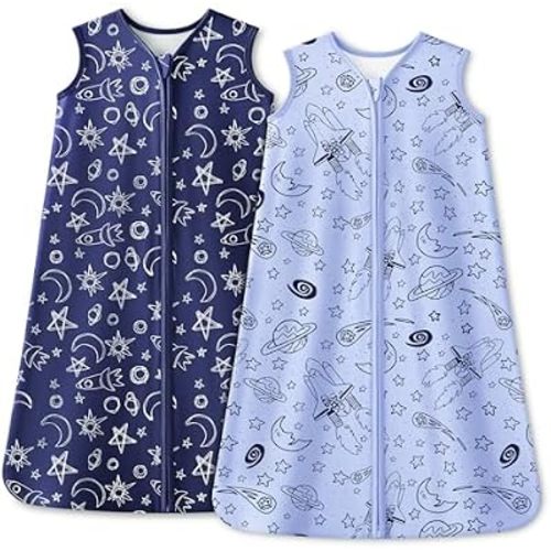 Unnivoll Baby Sleep Sack 6-12 Months 100% Organic Cotton 1.0 TOG