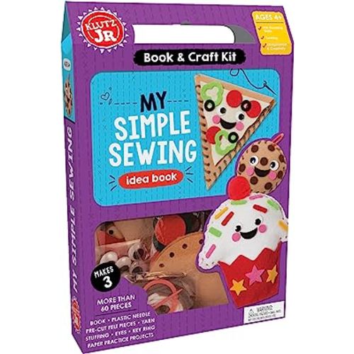 Amazon.com: Klutz My Simple Sewing Jr. Craft Kit : Klutz: Toys & Games