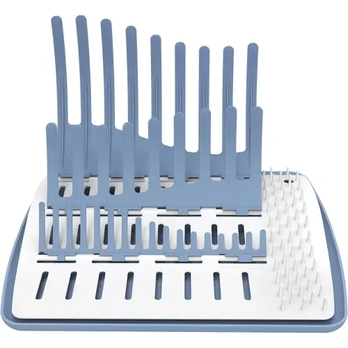 Dr. Brown's Folding Baby Bottle Drying Rack for Easy Storage - Dry Nipples, Pacifiers and Other Baby Essentials, BPA Free