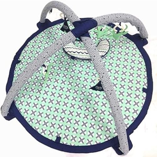Bacati - Baby Activity Gyms & Playmats (Tribal Mint/Navy)