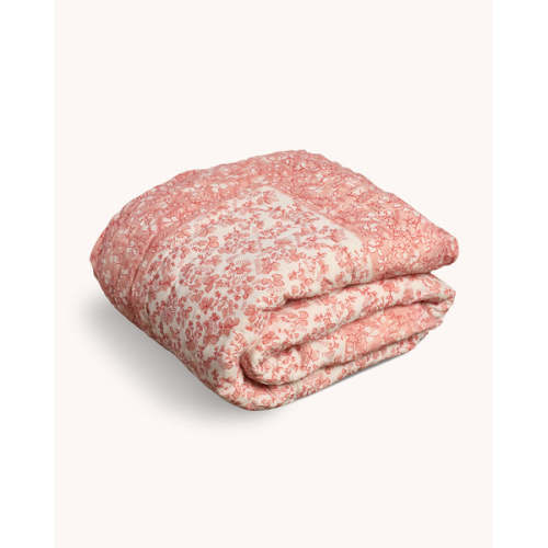 The Fluff Throw Quilt - Pink