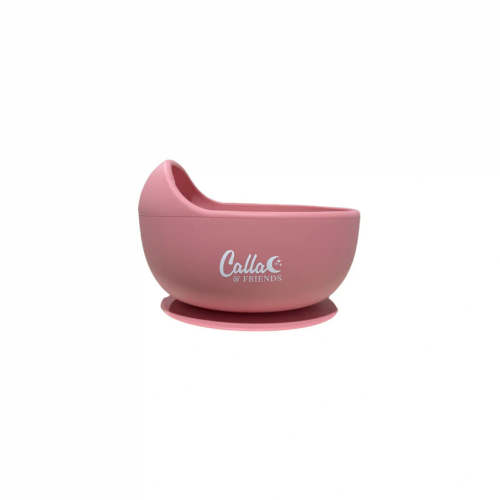 Easy Scoop Suction Bowl - Petunia Pink | Silicone | Non-Toxic