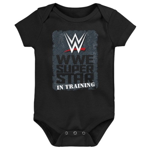 WWE Newborn Superstar In Training Bodysuit - Black