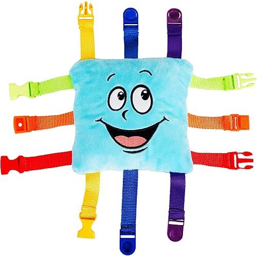 Buckle Toys - Bubbles Square - Learning Activity Toy - Develop Motor Skills and Problem Solving - Easy Travel Activities for Kids Toy