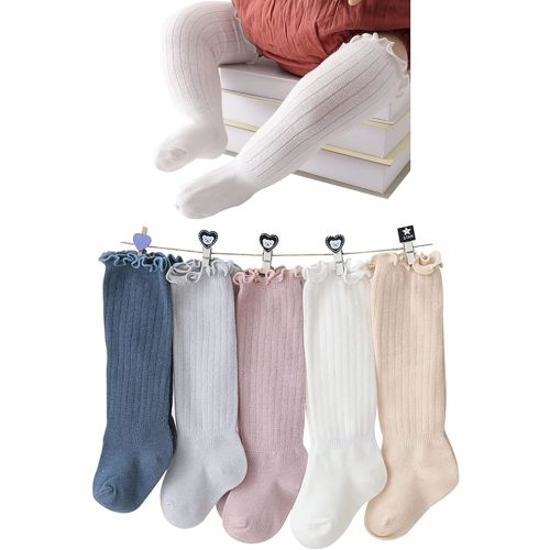 Baby Knee High Socks Newborn Infants Toddlers Cotton Uniform Stockings Warm Cotton Boys Girls Stockings