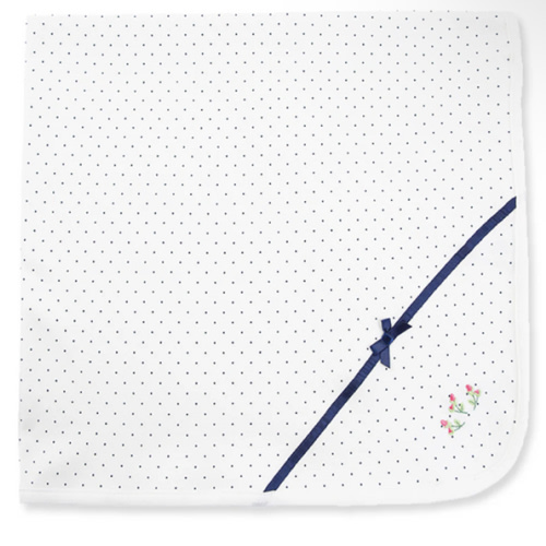 Rosebud Receiving Blanket