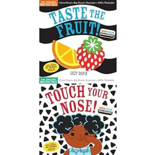 Bundle of Indestructibles (High Color High Contrast): Taste the Fruit! + Touch Your Nose