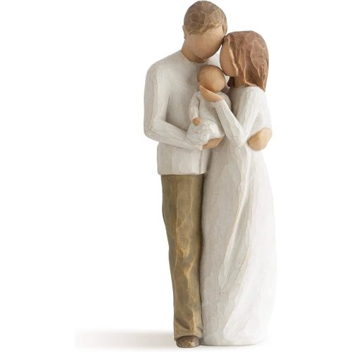 Willow Tree Our Gift Figure, Hand-Painted, Couple, Newborn, Shelf Decor