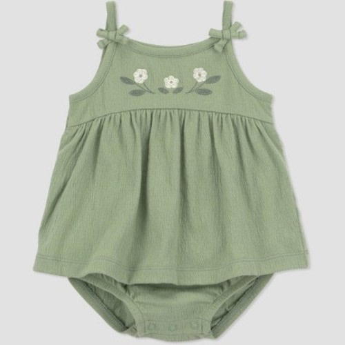 Carter's Just One You® Baby Girls' Flower Skirtall - Green 3M