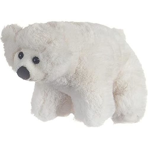 DILLY DUDU Glacier Polar Bear Plush, Stuffed Animal, Plush Toy, Gifts for Kids,6inch(White)