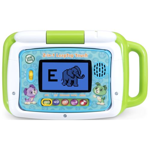 LeapFrog 2-in-1 LeapTop Touch, Toddler Toy Laptop Learning System, Teaches Letters, Numbers