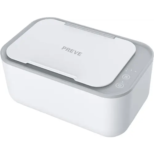 Deluxe Baby Wipe Warmer and Baby Wet Wipes Dispenser Smart Precise Temperature Control with Multiple Heating Modes Large Capacity Diaper Wipe Warmer(White)