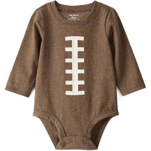 Carter's Baby Boy's Long Sleeve Graphic Collectable Bodysuit