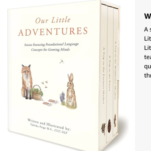 Our Little Adventures: Stories Featuring Foundational Language Concepts for Growing Minds (Tabitha Paige Children's Book Series)