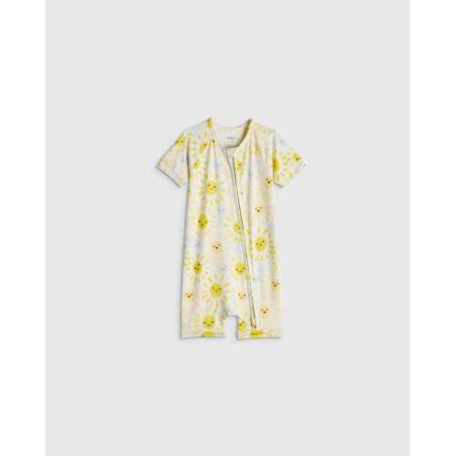 Bamboo Shortie Onesie Pajama - Baby in Sunshine