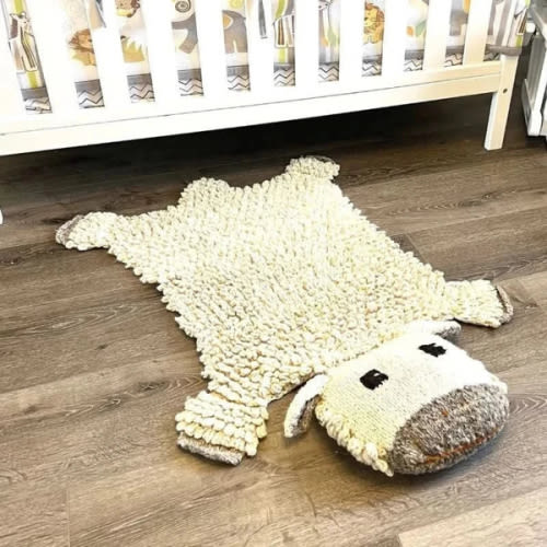 Organic Wool Play Mat + Nursery Rug | Finn + Emma