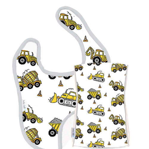 Burp 'N Bib Gift Set - Construction