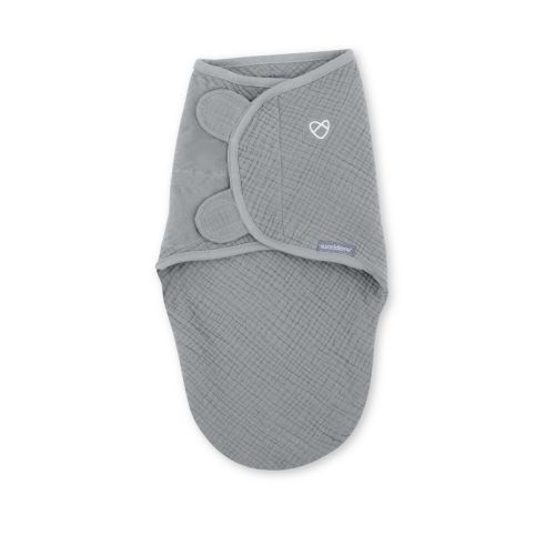 SwaddleMe by Ingenuity Original Muslin Baby Swaddle 0-3 Months