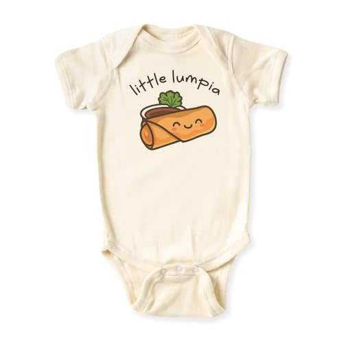 Little Lumpia Baby Bodysuit, Toddler & Kids T-Shirt – Cute Filipino Food Outfit for Baby Newborn Clothes