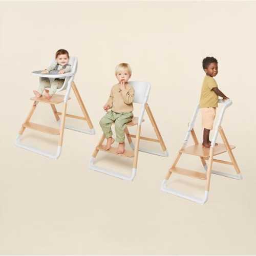 Ergobaby Evolve High Chair System - Natural Wood