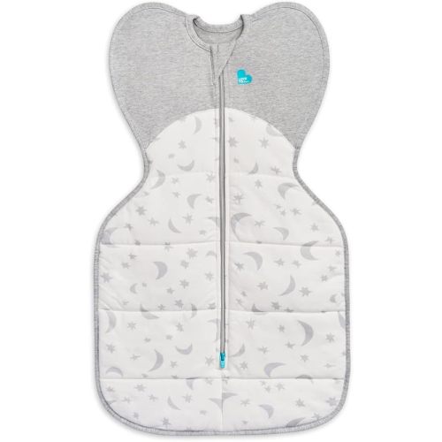 Love to Dream Swaddle UP Extra Warm 3.5 TOG, Dramatically Better Sleep, Allow Baby to Sleep in Preferred Arms Up Position for Self-Soothing, Snug Fit Calms Startle Reflex, White, Medium 13-19lbs