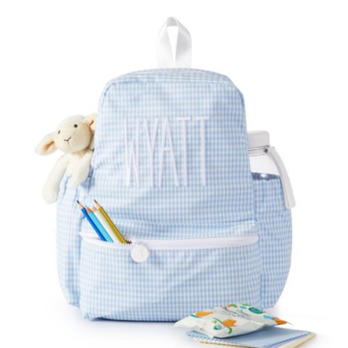 Riley Backpack, Gingham Mist
