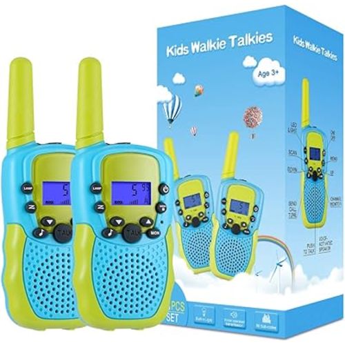 Selieve Toys for 3-12 Year Old Boys Girls, Walkie Talkies for Kids 22 Channels 2 Way Radio Toy with Backlit LCD Flashlight, 3 Miles Range for Outside, Camping, Hiking
